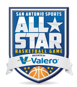 2026 San Antonio Sports All-Star Basketball Game presented by Valero logo