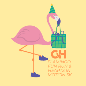 Compassionate Heart Ministries - Hearts in Motion 5k Run/Walk, and Flamingo Fun Run logo