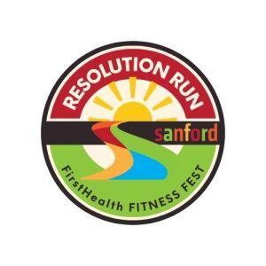 Sanford Resolution Run and FirstHealth Fitness Fest 5k logo