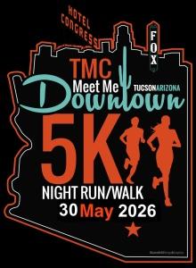 TMC Meet Me Downtown 5k Night Run and Festival of Miles logo